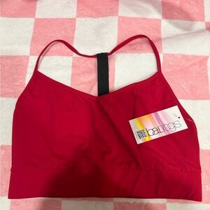 Red dance/athletic top